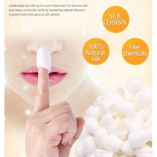 100% Organic Natural Golden Silk Cocoon Facial Scrub Balls